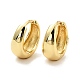 Brass Chunky Hoop Earrings for Women(X-EJEW-G297-20G)-1