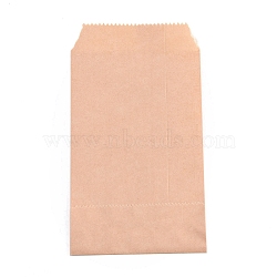 Eco-Friendly Kraft Paper Bags, No Handles, Storage Bags, Rectangle, Tan, 15x8.3x0.02cm(CARB-I001-05)