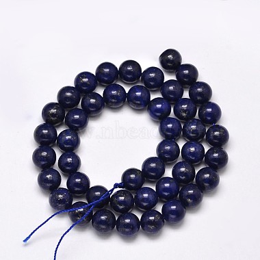 Dyed Natural Lapis Lazuli Round Beads Strands(X-G-M169-4mm-05)-2