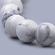 Chapelets de perles en howlite naturelle(X-G-S259-47-8mm)-3