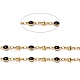 Handmade Brass Enamel Link Chains(CHC-I036-58B)-2