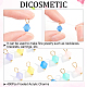 400Pcs Frosted Acrylic Charms(FIND-DC0001-49)-4